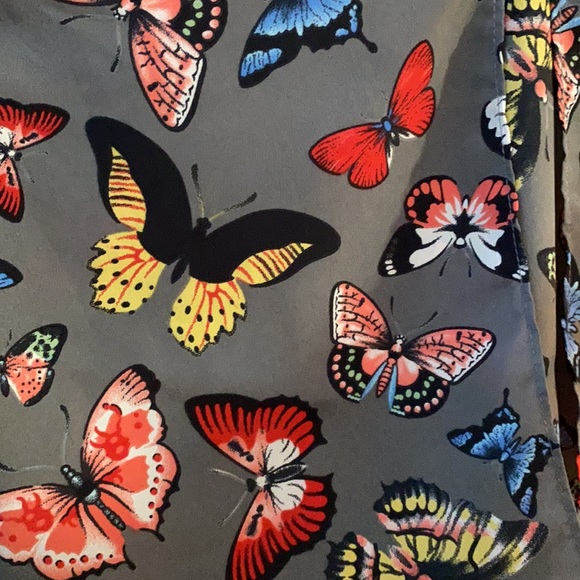 Guess Los Angeles Camisole Butterfly Tank Top Crop Size S - Picture 3 of 5